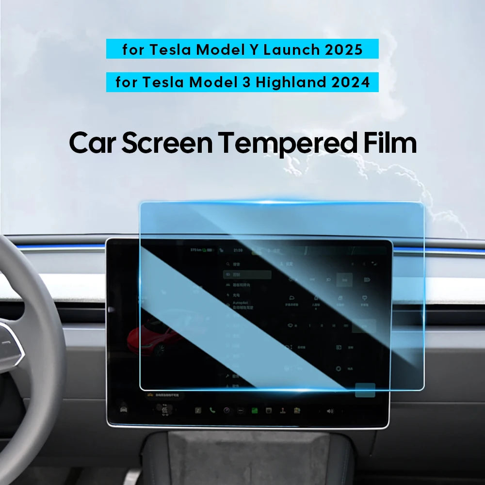 Tesla Model 3 Highland, Model Y & Model Y L Screen Protector Set