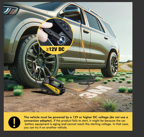 Portable 12V Tyre Inflator