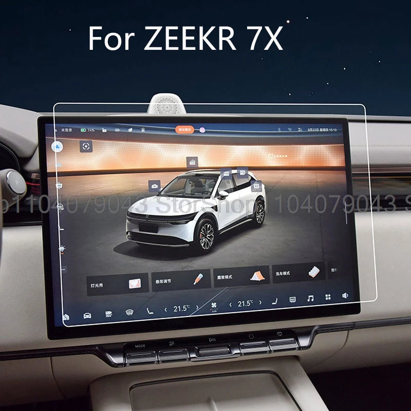 Zeekr 7X Screen Protector Set – 16" Centre Screen + Driver Display Tempered Glass