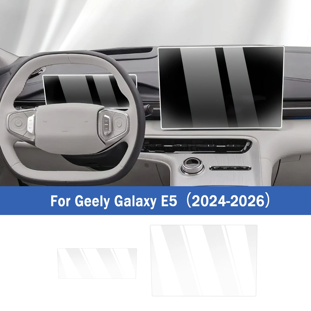 Geely EX5 Screen Protector Set – Navigation Screen + Driver Display Tempered Glass