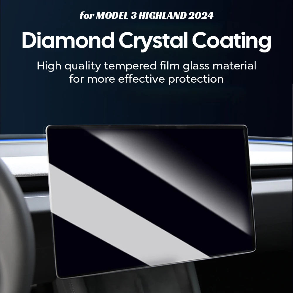 Tesla Model 3 Highland, Model Y & Model Y L Screen Protector Set