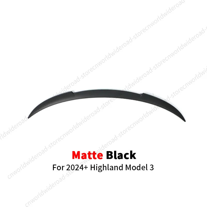 Tesla Model 3 Highland Rear Spoiler (Carbon-Look or Black)