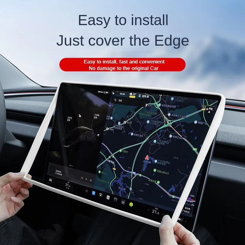 Tesla Centre Screen Edge Protector (Silicone Frame)