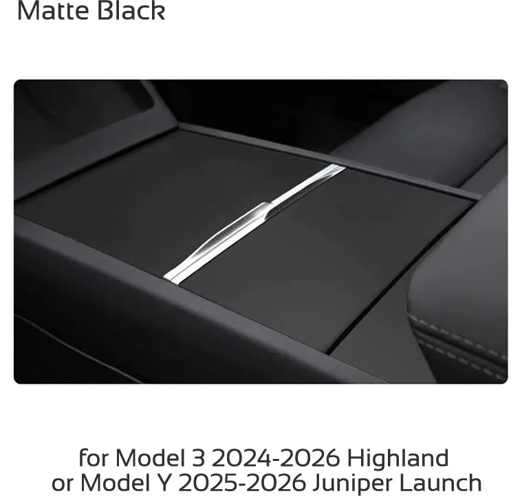 Tesla Model 3 Highland & Model Y Juniper Centre Console Wrap (Carbon-Look or Matte)